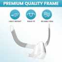 F20 Frame for AirFit F20 Full-Face Mask - Includes Frame, 2 Clips - Snug Fit, Comfortable Design - Compatible with AirFit F20