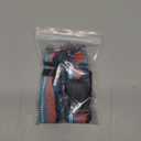 Martingale Dog Collars with Stainless Steel Chain, Reflective No Pull Walking Training Collar with Quick Release Buckle, Adjustable Slip Chain Nylon Dog Collars for Small Dogs (Blue and Orange)