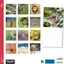 Aquarupella 2025 Calendar - Monthly Wall Calendars - 12-Month Calendar, 12" x 12", Owls