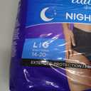 Always Discreet Adult Incontinence Overnight Underwear for Women, Large, Up to 100% Bladder Leak Protection, 14 Count
