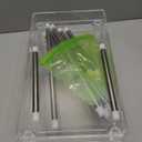 YIEZI Multi-Functional Plastic Shelf, 3-Tier, Anti-Slip, Easy Assembly, 30cm x 30cm x 10cm, Ideal for Organizing Cosmetics, Perfumes, Soaps, Lotions, and More