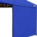 Wind Sidewalls for Pop up Tent, Canopy Sun Sides 10x10 Wall, Royal Blue, 10x10ft