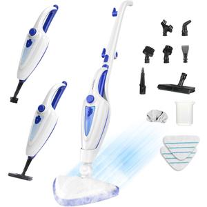 12-in-1 Steam Mop, 1500W Multifunction Detachable Handheld Steam Cleaner