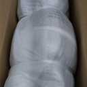 Extra Wide Toddler Chair, 2-in-1 Toddler Couch Fold Out, Convertible Sherpa Sofa to Lounger for Boys & Girls, Grey (Large)