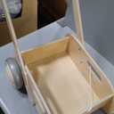 Wooden Baby Walker, Baby Walker, Adjustable Speed for Boys and Girls, Baby Activity Center, Birthday, Christmas and New Year's Gift, Natural Wood Color