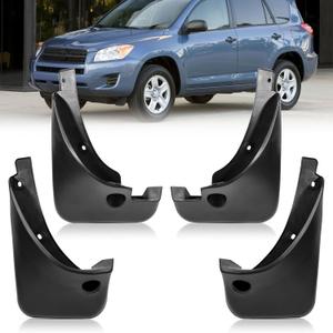 2007 RAV-4 Mud Flaps Mud Guards Compatible with Toyota RAV-4 2.0 2006-2013 Splash Guard No Drilling Required All Weather Mudflaps(Set of 4)