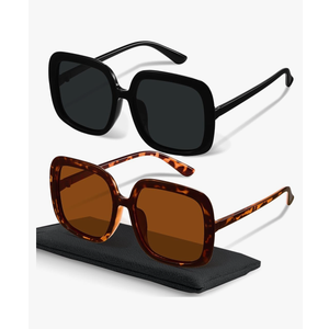 miyya Oversized Polarized Sunglasses Women, Trendy Retro Sun Glasses for Women 2025, Oversized Shades