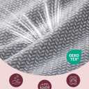 Momcozy Portable Pregnancy Pillow W Shaped Maternity Support for Side Sleepers, Adjustable Travel Wedge Pillow for Back, Belly, and Hip Relief, Ideal for Pregnant Women, Deep Grey