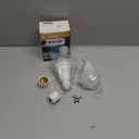 Neporal A19 Rechargeable Light Bulbs, Socket Rechargeable Emergency Light Bulb for Power Failure, 1200mAh Battery Backup Light Bulbs for Home, Hurricane, Led Bulb 60 Watt Equiv. (Daylight-2 PK) (White)