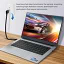 Ultra Slim 90 Degree Cat 6A Ethernet Cable Left Angled 30 Feet 2Pack, 10Gbps High-Speed Internet Flexible Cable for PC, Router, Ps4/5 (Black)