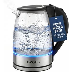 Azeus 1.8L Electric Kettle CX-817 - Fast Boil, Auto Shut-Off, Boil-Dry Protection, 360 Swivel Base - Stainless Steel Water Boiler for Tea, Coffee, and Hot Water