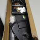 Electric Weed Wacker Eater Battery Powered,Cordless Weed Trimmer with 2 21V/2.0Ah Battery Operated & Charger & 90Min Runtime, 5 Blades for Thick Weeds/Edging/Mowing for Garden Yard -Black