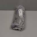 OLANLY Luxury Toilet Rugs U-Shaped 24x20, Extra Soft and Absorbent Microfiber Bathroom Rugs, Non-Slip Plush Shaggy Bath Mat, Machine Wash Dry, Contour Bathroom Mats for Toilet Base, Grey