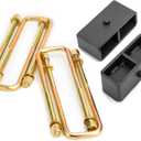 Dynofit 2 Inch Rear Lift Blocks for Tacoma & Tundra, Rear Leveling Block Kit Compatible with 2005-2023 Toyota Tacoma and 1999-2021 Tundra, Suspension Square Leaf Spring Ubolts Kit