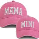 Mommy and Me Outfits Mama and Mini Hats Mothers Day Mom Gifts Baseball Cap Mother Daughter Matching Hat Set