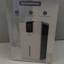 PSOS Dehumidifier, Dehumidifiers for Home, 98 OZ Water Tank, (1000 sq.ft) Quiet Dehumidifier for Basement Bathroom Bedroom with Humidity Display, Auto Shut Off, Relaxing 7 Color Ambient Light(Gray) (grey)