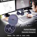XANAD Hard Case for Sony WH-CH720N/WH-CH520N/WH-CH710N/WH-CH510 Wireless Bluetooth Noise Canceling Over The Ear Headphones - Storage Protective Travel Carrying Bag(Grey) (Gray Case with Mesh Bag)