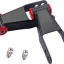 Dasbecan 2 Inch Suspension Rear Lowering Shackle Kit Compatible with Chevy Silverado GMC Sierra 1500 C1500/C2500 1988-2018 Replace# 410520