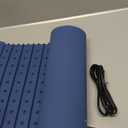 Food Warming Mat, 10s Fast Heating with 5 Modes & 10 Temp Settings, 0.5-10H Timer, Foldable & Easy-Clean Food Grade Silicone Mat for Desk, Table, Home Kitchen (Blue, 26 * 15 Inch)