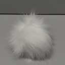 Maiteenly 6 Inch Jumbo Plush Bunny Tail Extra Large Rabbit Tail Bunny Costume Accessories for Easter Graduation Party Cosplay(White, Faux Fur)