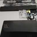 FURWOO Universal TV Stand for 27 to 65 inch LCD LED TVs 4 Level Height Adjustable TV Stand Base with Tempered Glass Base Table Top Stand Vesa 400x400mm