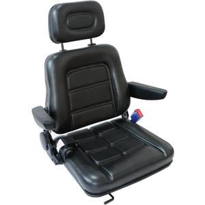 GXARTS Universal Forklift Excavator Tractor Seat with Adjustable Angle Back Micro Switch and Slide Compatible with Tractor Excavator Skid Loader Backhoe Dozer Telehandler Equipment Construction