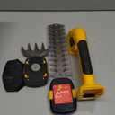 2-in-1 Cordless Grass Shear & Hedge Trimmer Compatible with Dewalt 20V Battery Handheld 4" Grass Cutter & Electric 8" Shrubbery Trimmer for Yard, Lawn, Garden, Shrub (Tool Only)
