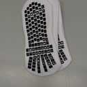Lux Dual Grip Socks - Soccer Grip Socks for Men and Women. GripArray Performance & Comfort (Small, White)