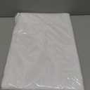 Decor Linens 90 x 132 Inch Rectangular Polyester Tablecloth with Oblong Corners, Weddings, Trade show, Banquets, Home, White
