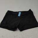 Yonique Women's Swim Shorts Bathing Suits Bottoms Swimsuit Bottoms (Large, Black)