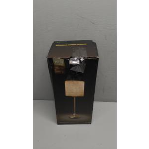 Cordless Table Lamp, 8000mAh, Dimmable, Ambient Light, 2700K, Touch Control, Portable, LED, Wireless, Rechargeable, Battery Operated, Desk Lamp, Kitchen Lamp, Fabric Shade, for Dining Room, Bedroom (17.9" Single)