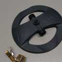 Melnor 9538 Deluxe Pulsating Sprinkler with Weighted Base, Basic, Black