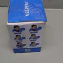 Velpeau Neck Brace for Neck Pain and Support - Soft Cervical Collar for Sleeping, Snoozing, Sleeping Upright, Anti-Snoring, Sleep Apnea for Women & Men (Blue, Enhanced Version, M: 11.5-14"/3)