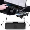 Zrolenca Under Screen Storage Box for Tesla Cybertruck 2024 2025 - Center Console Organizer with Compartment & Non-Slip Design Compatible with Cybertruck Accessories