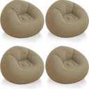 Inflatable Bean Bag Chairs Adults Outdoor Blow up Camping Chairs, Large