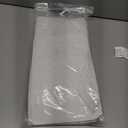 Pack of 50 White Kraft Paper Coffee Bags with Degassing Valve, Stand-up Coffee Pouches in Food Grade with Resealable Zipper Lock (8oz, 0.5lb, 50 Pieces)