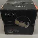TASALON Ionic Hooded Hair Dryer - 1875W Bonnet Dryer with 3 Temperature Settings - Portable Standing Dryer for Home and Salon