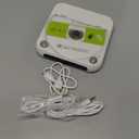 Portable CD Player with Bluetooth, Rechargeable CD Player for Home/Car, Built-in HiFi Speakers, Headphones, LCD Screen, Supports CD/AUX/USB and Repeat Modes, White