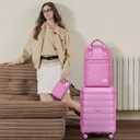 22 Inch Carry On Luggage, 3-piece Luggage Set Carry-on Suitcase