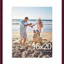 decorUhome 16x20 Picture Frame Fits 11x14 Photos with Mat