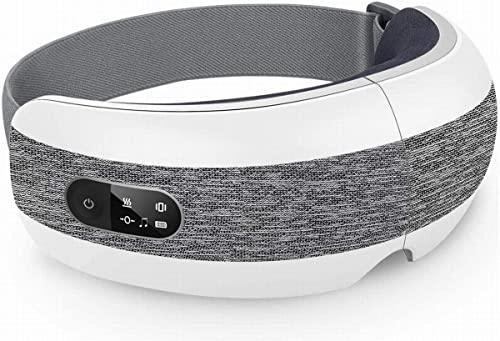 Fronnor Eye Massager with Heat for Relief,Heated Eye Mask with Music Eye Care Device for Eye Strain,Great Gift Idea