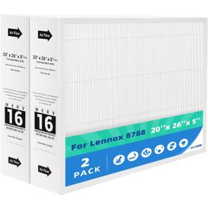 for X8788 MERV 16 Filter 20x26x5, for Lennox X8788 & Pureair PCO20-28