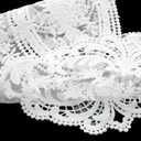 TAODAN 2PCS 12x16inch Round Vintage Lace Placemats Crochet Doilies Table Placemat Handmade White Embroidered Lace Table Mat Farmhouse Placemat Suitable for Coasters and Vase Mat