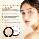 Glow Foundation, Foundation for Older Women, Mushroom Head Air Cushion CC Cream BB Foundation, BB Cream Foundation Makeup Moisturizing Concealer Long-Lasting Full Coverage