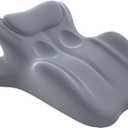 Memory Foam Ergonomic Wedge Pillow for Reading & Back Support, 27 Angle Contoured Cushion for Sitting or Lounging, Multi-Functional Leg Rest and Lumbar Support Pillow