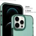 ArtsEvo Designed for iPhone 16 Pro Case, 6.6ft Drop Protection, Full Body Screen Camera Protective Phone Case, Green