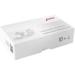 Jura Original - Replaceable Milk Spout CX3 for One-Touch Fully Automatic Machines - TÜV-Certified Hygiene - Pack of 10-72228