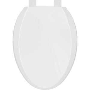 PROFLO PFTSHEC2000 Elongated Closed-Front Toilet Seat with Quick Release and Lid - White