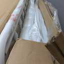 Full Size Bed Frame with Headboard and Footboard Metal Bed Frame Full/Vintage Sturdy/Mattress Foundation/No Box Spring Needed (Full, White)
