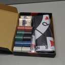 Michigan Rummy Board Game Set Tripoley Game Felt Mat Foldable Family Original Combination of Joker Rummy,Hearts and Poker Includes 2 Decks of Cards and 200 Numbered Poker Chips (3-in-1)